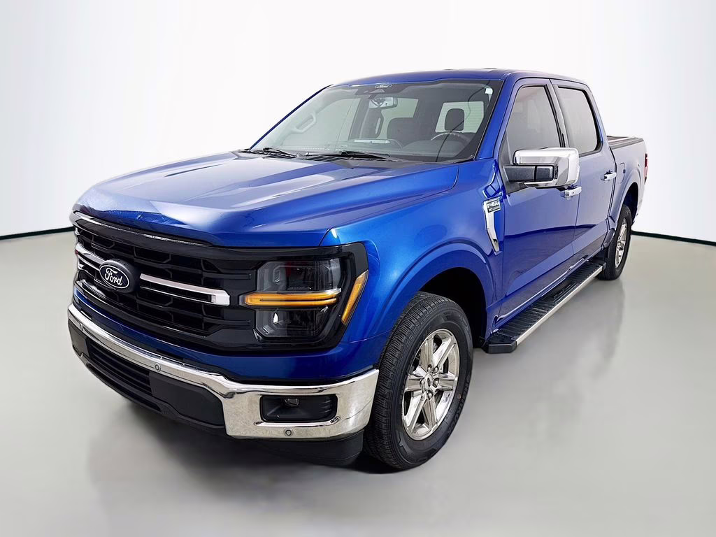 2024 Blue Metallic Ford F-150 XLT RWD Truck