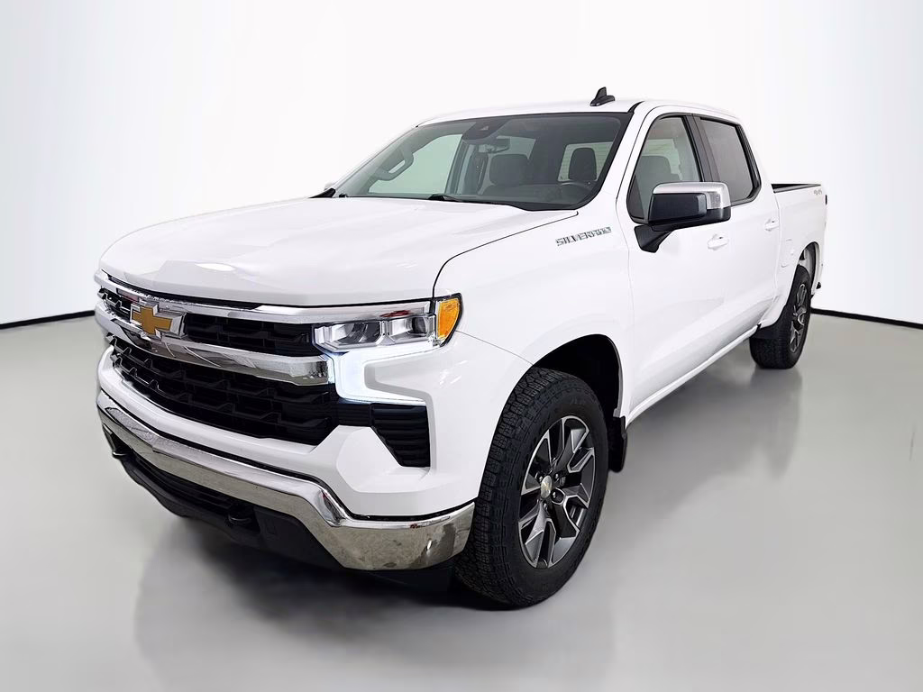 2023 Summit White Chevrolet Silverado 1500 LT 4X4 Truck