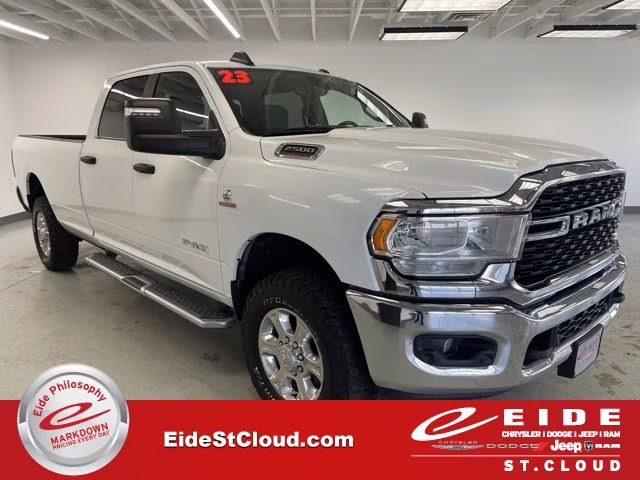 2023 Bright White Clearcoat Ram 2500 Big Horn 4X4 Truck