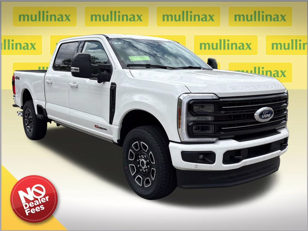 2026 Star White Metallic Tri-Coat Ford Super Duty F-350 SRW Platinum 4X4 Truck