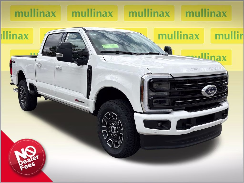 2026 Star White Metallic Tri-Coat Ford Super Duty F-350 SRW Platinum 4X4 Truck