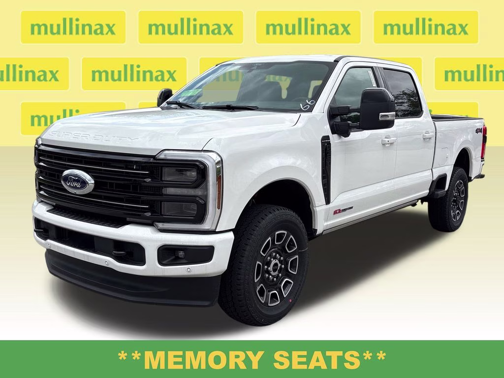 2026 Star White Metallic Tri-Coat Ford Super Duty F-350 SRW Platinum 4X4 Truck