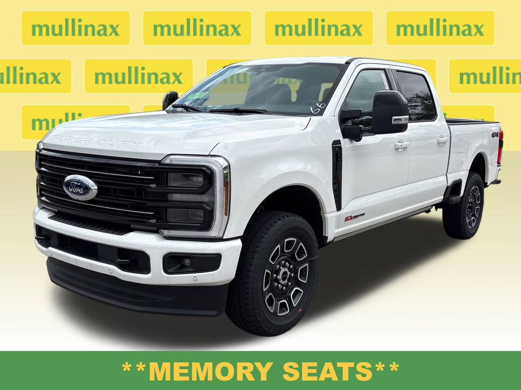 2026 Star White Metallic Tri-Coat Ford Super Duty F-350 SRW Platinum 4X4 Truck