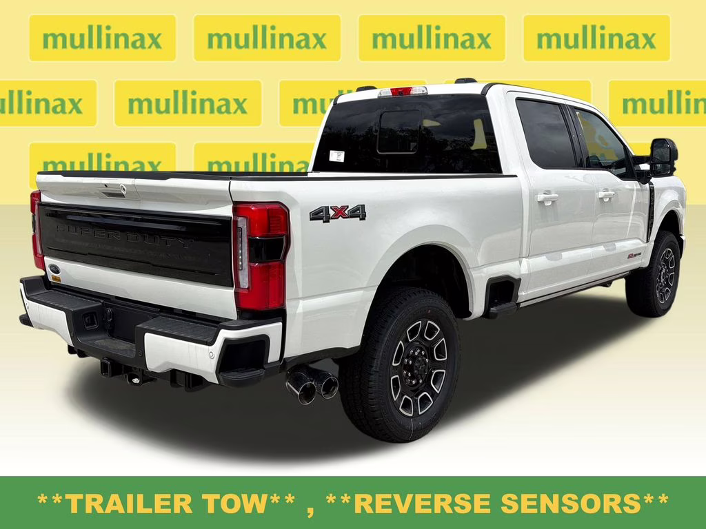 2026 Star White Metallic Tri-Coat Ford Super Duty F-350 SRW Platinum 4X4 Truck