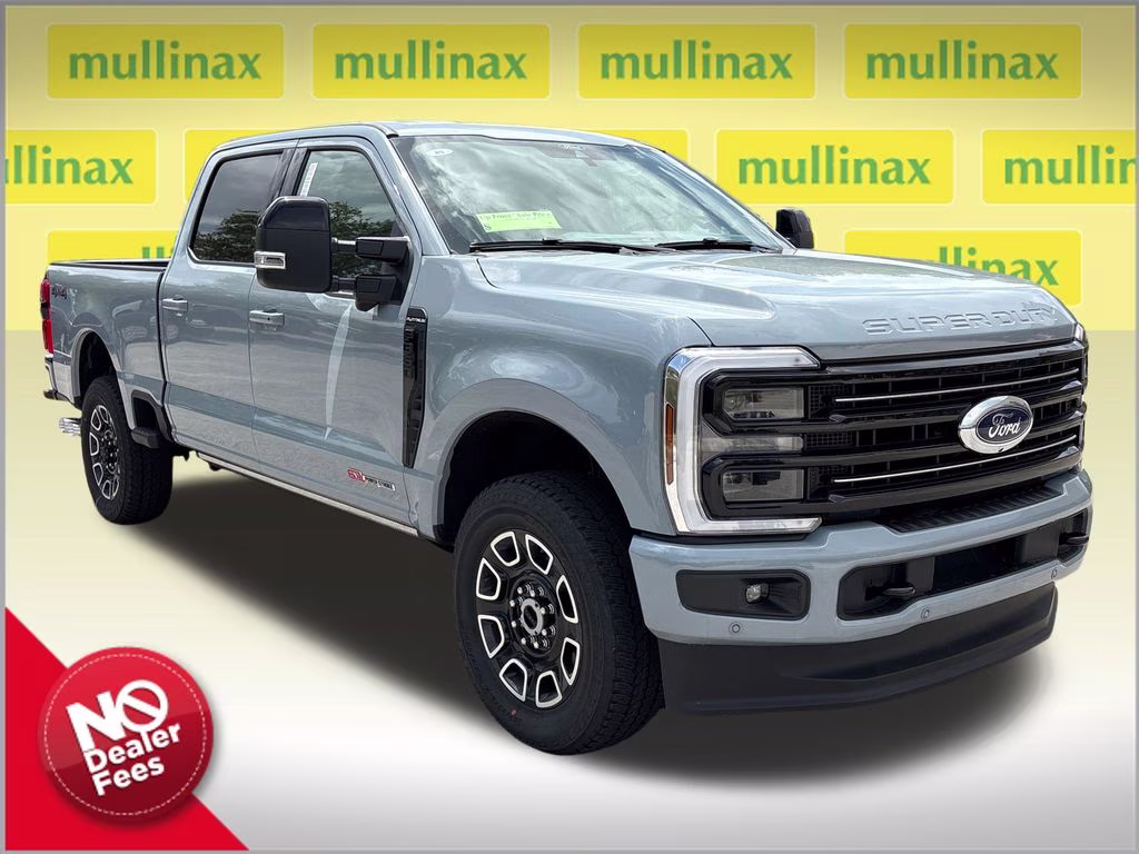 2026 Glacier Gray Metallic TriCoat Ford Super Duty F-350 SRW Platinum 4X4 Truck