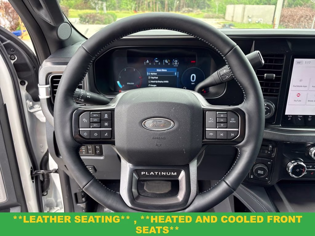 2026 Star White Metallic Tri-Coat Ford Super Duty F-350 SRW Platinum 4X4 Truck