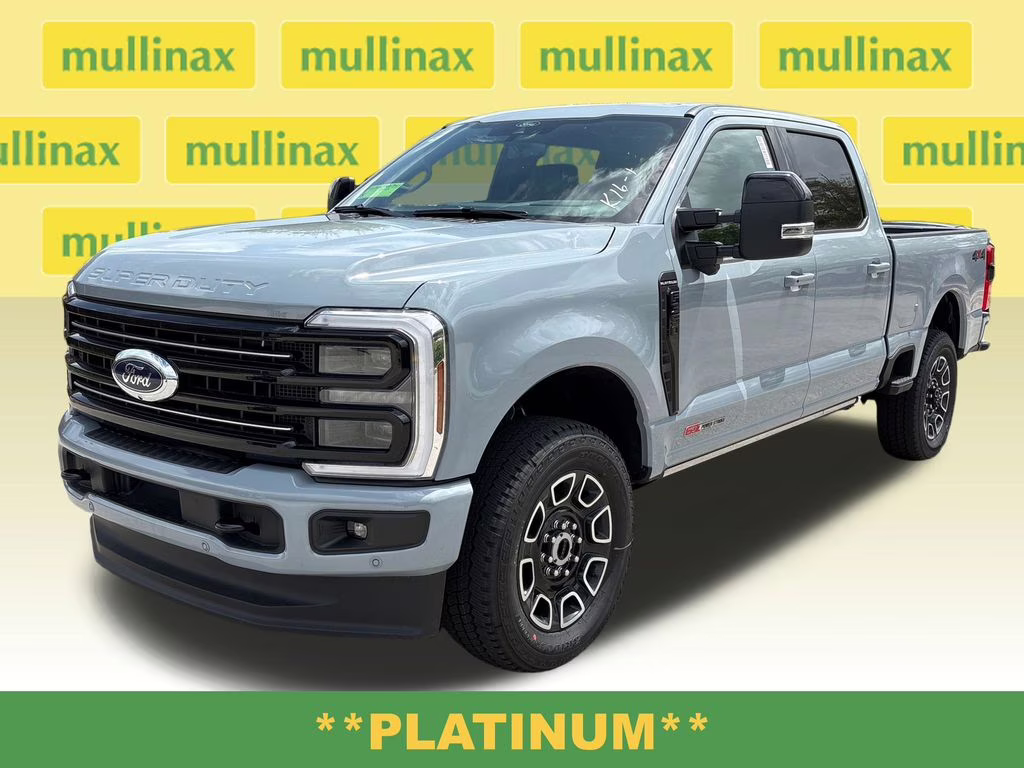 2026 Glacier Gray Metallic TriCoat Ford Super Duty F-350 SRW Platinum 4X4 Truck