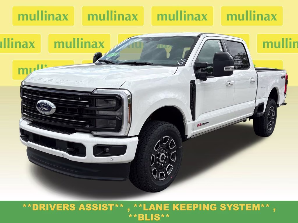 2026 Star White Metallic Tri-Coat Ford Super Duty F-350 SRW Platinum 4X4 Truck