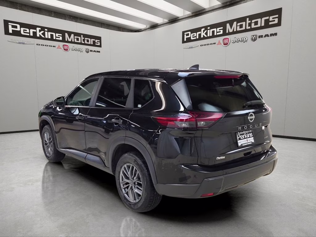 2024 Super Black Nissan Rogue S AWD SUV