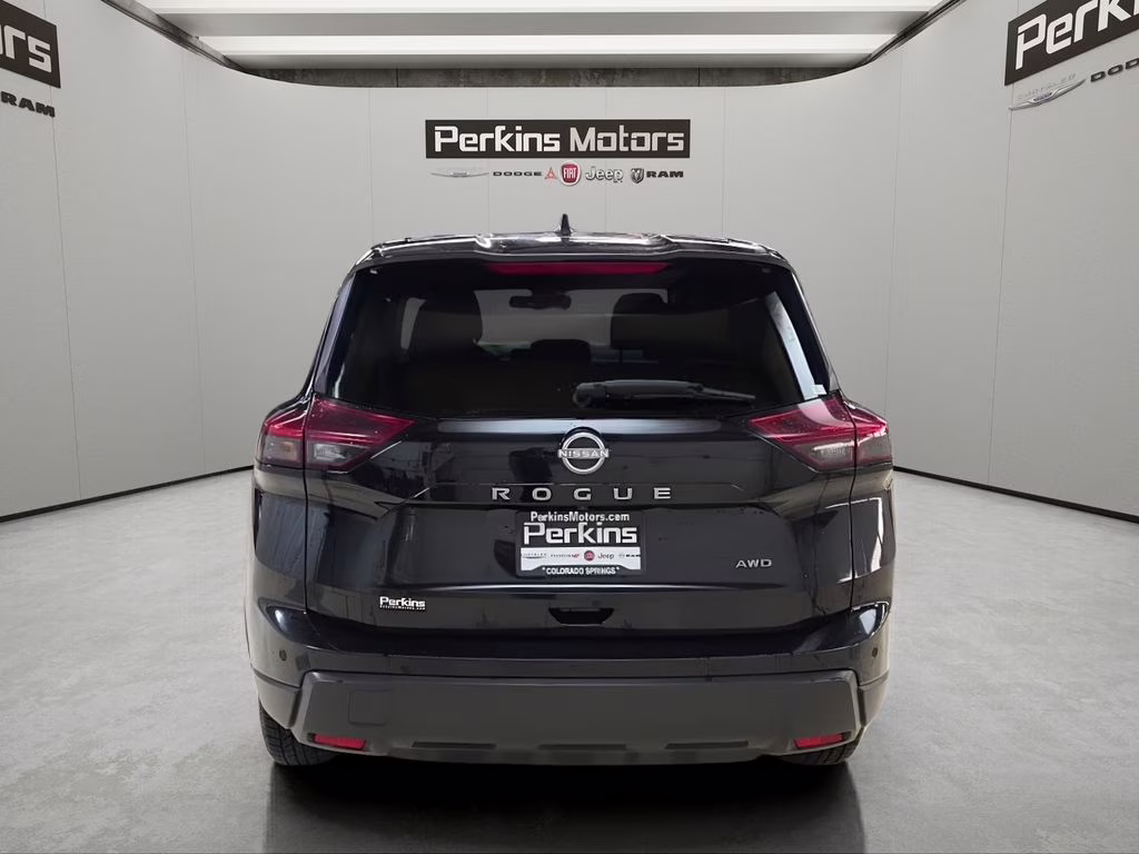 2024 Super Black Nissan Rogue S AWD SUV