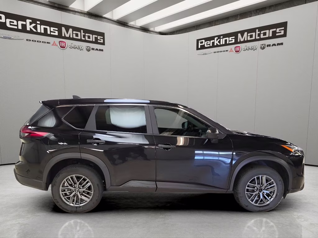 2024 Super Black Nissan Rogue S AWD SUV
