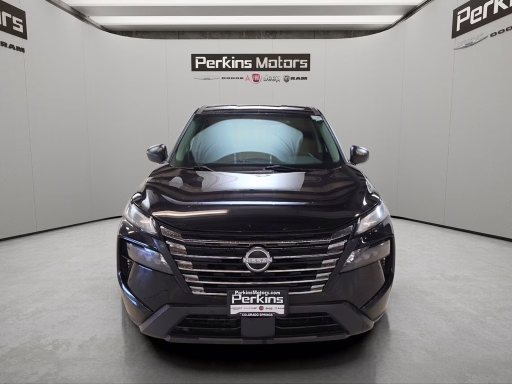 2024 Super Black Nissan Rogue S AWD SUV