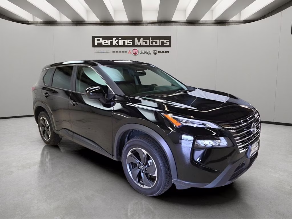 2025 Super Black Nissan Rogue SV AWD SUV