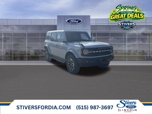 2026 Avalanche Gray Ford Bronco Outer Banks 4X4 SUV