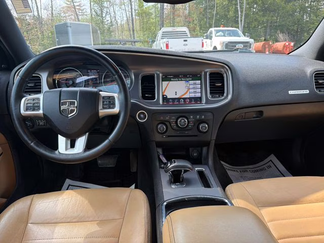 2012 Blackberry Pearlcoat Dodge Charger SXT AWD Sedan