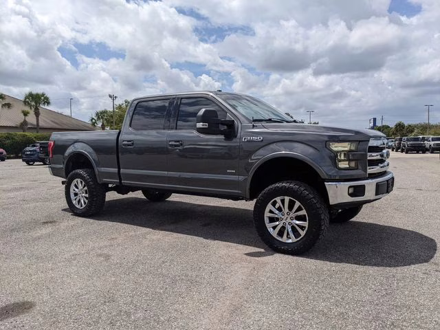 2016 Gray Ford F-150 Lariat 4X4 Truck