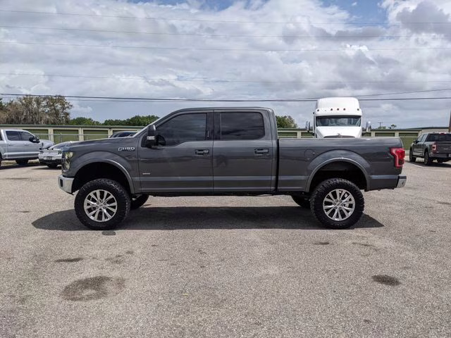 2016 Gray Ford F-150 Lariat 4X4 Truck