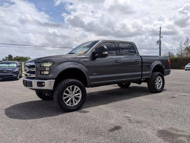 2016 Gray Ford F-150 Lariat 4X4 Truck