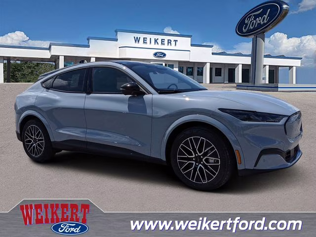 2026 Glacier Gray Metallic TriCoat Ford Mustang Mach-E Premium AWD SUV