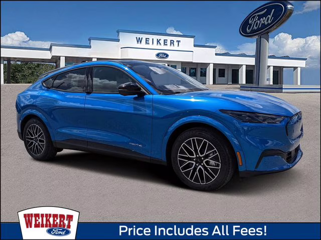 2026 Velocity Blue Metallic Ford Mustang Mach-E Premium AWD SUV