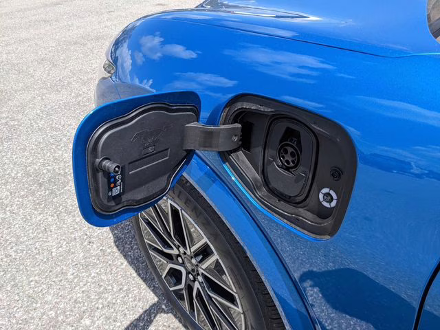 2026 Velocity Blue Metallic Ford Mustang Mach-E Premium AWD SUV