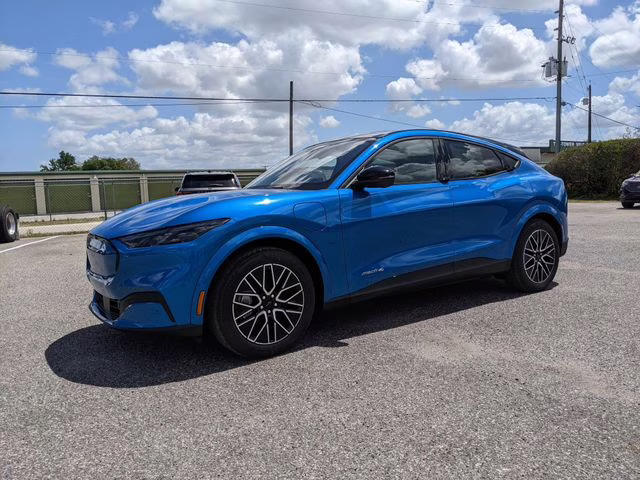 2026 Velocity Blue Metallic Ford Mustang Mach-E Premium AWD SUV