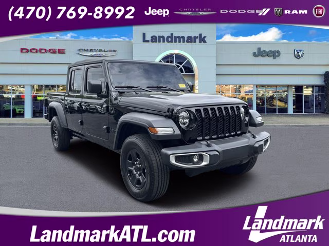 2023 Black Jeep Gladiator Sport 4X4 Truck