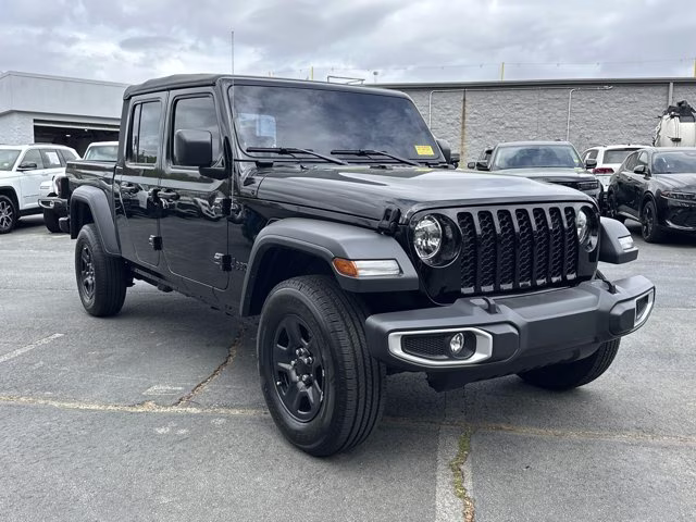 2023 Black Jeep Gladiator Sport 4X4 Truck