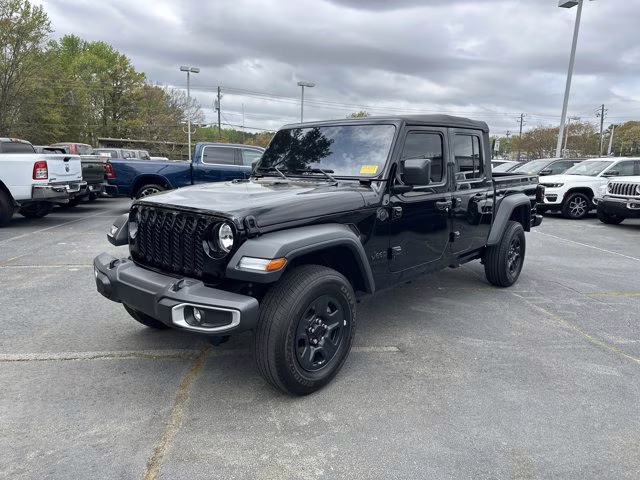 2023 Black Clearcoat Jeep Gladiator Sport 4X4 Truck