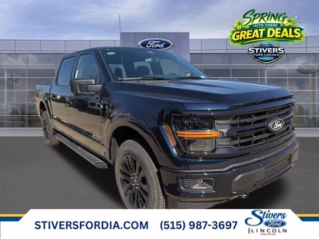 2026 Antimatter Blue Metallic Ford F-150 XLT 4X4 Truck