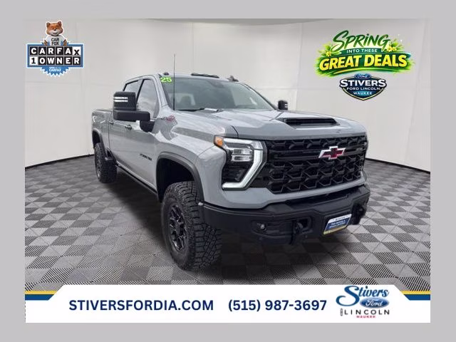 2025 Slate Gray Metallic Chevrolet Silverado 2500HD ZR2 4X4 Truck