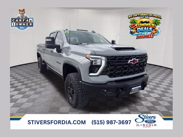 2025 Slate Gray Metallic Chevrolet Silverado 2500HD ZR2 4X4 Truck