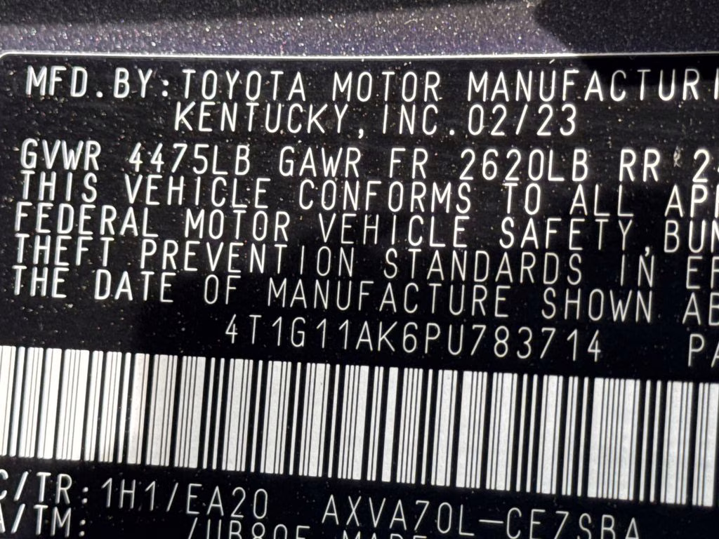 2023 Predawn Gray Mica Toyota Camry SE FWD Sedan