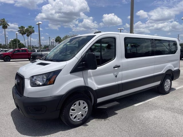 2026 Oxford White Ford Transit Passenger Wagon XL RWD Van
