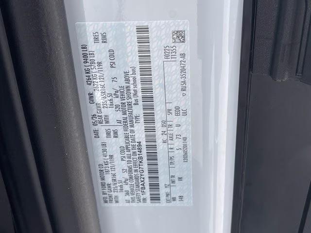 2026 Oxford White Ford Transit Passenger Wagon XL RWD Van