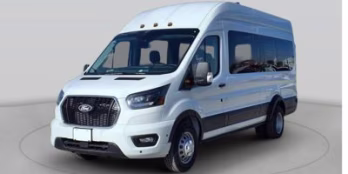 2026 Agate Black Metallic Ford Transit Passenger Wagon XLT RWD Van