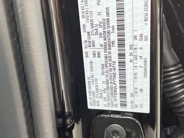 2026 Agate Black Metallic Ford F-150 STX 4X4 Truck
