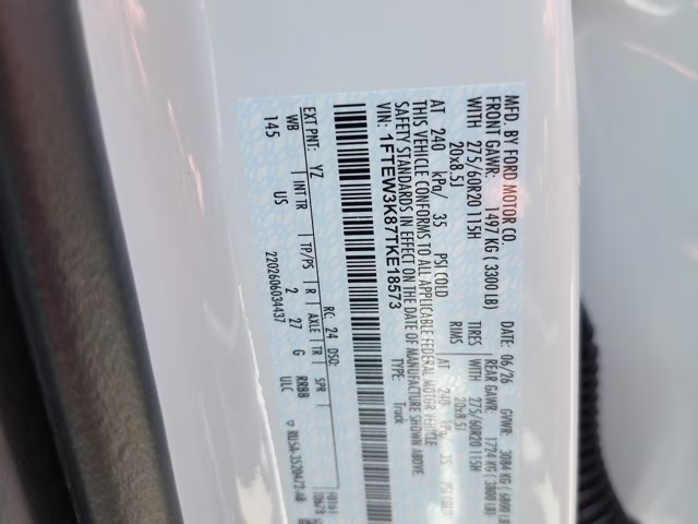 2026 Oxford White Ford F-150 XLT RWD Truck