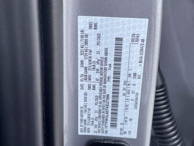 2026 Iconic Silver Metallic Ford F-150 XLT 4X4 Truck