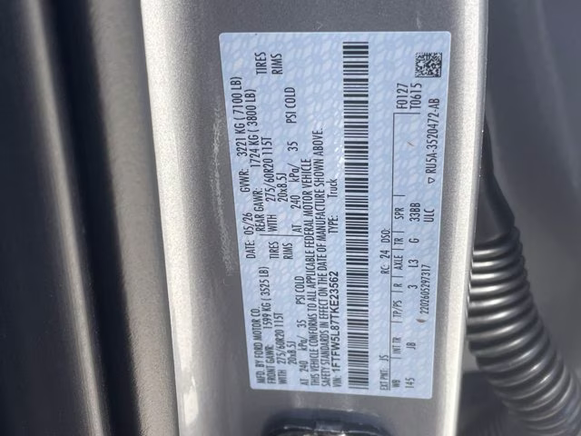 2026 Iconic Silver Metallic Ford F-150 LARIAT 4X4 Truck