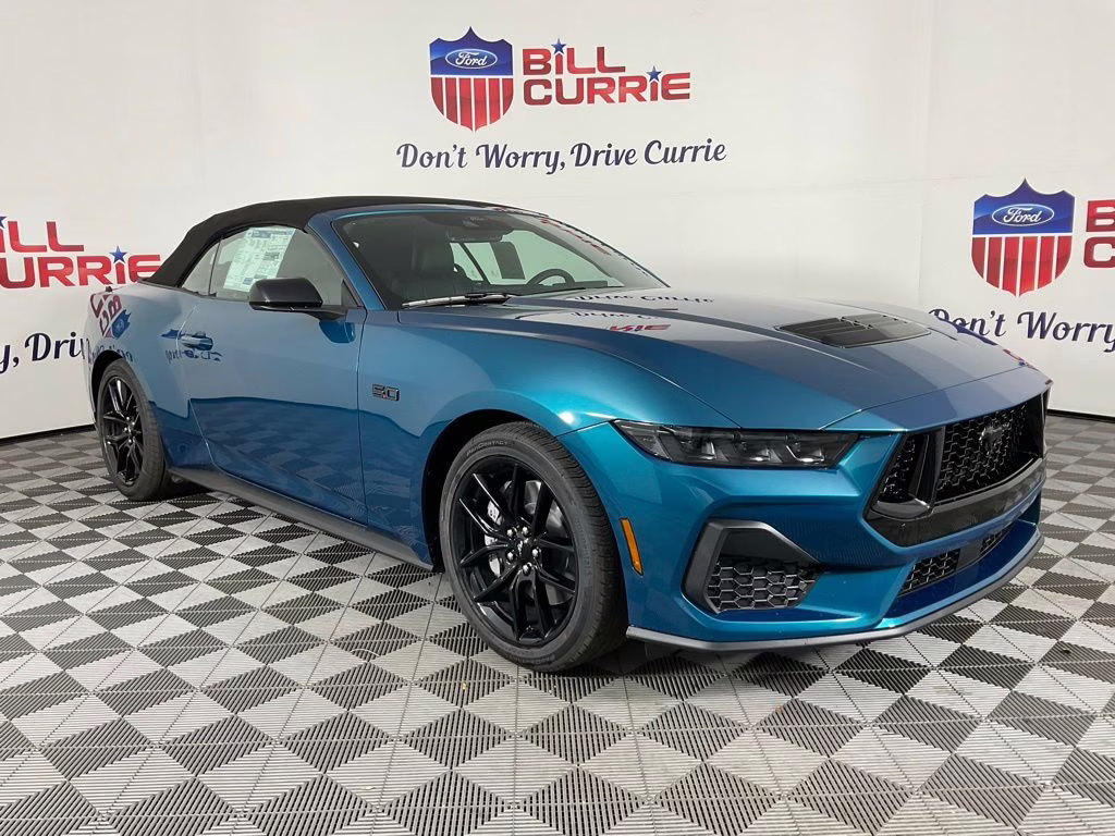 2026 Blue Ford Mustang GT Premium RWD Convertible