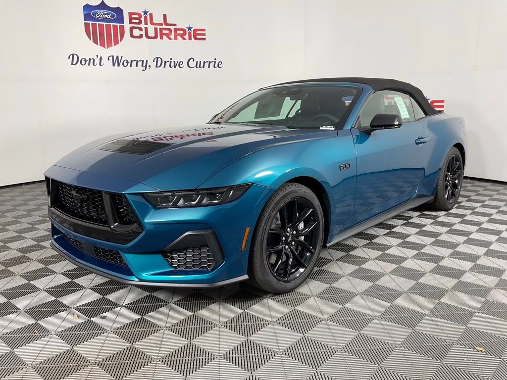 2026 Blue Ford Mustang GT Premium RWD Convertible