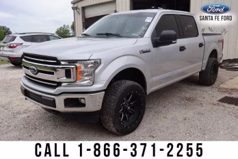 2019 Silver Ford F-150 XLT 4X4 Truck