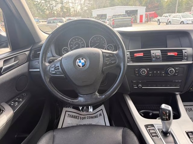 2013 Jet Black BMW X3 xDrive28i AWD SUV