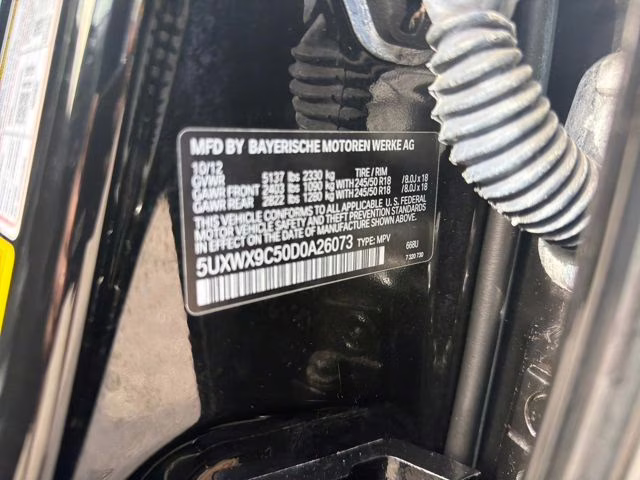 2013 Jet Black BMW X3 xDrive28i AWD SUV