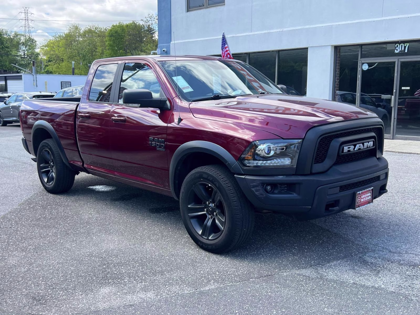 2022 Red Ram 1500 Classic Warlock 4x4 Quad Cab 6'4 Box 4X4 Truck
