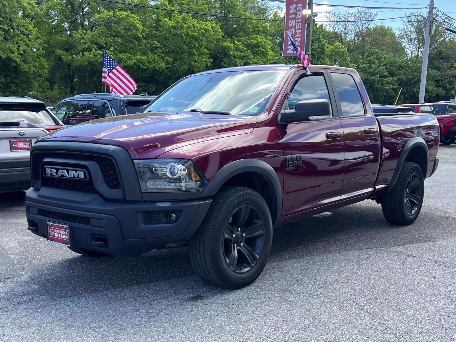 2022 Red Ram 1500 Classic Warlock 4x4 Quad Cab 6'4 Box 4X4 Truck