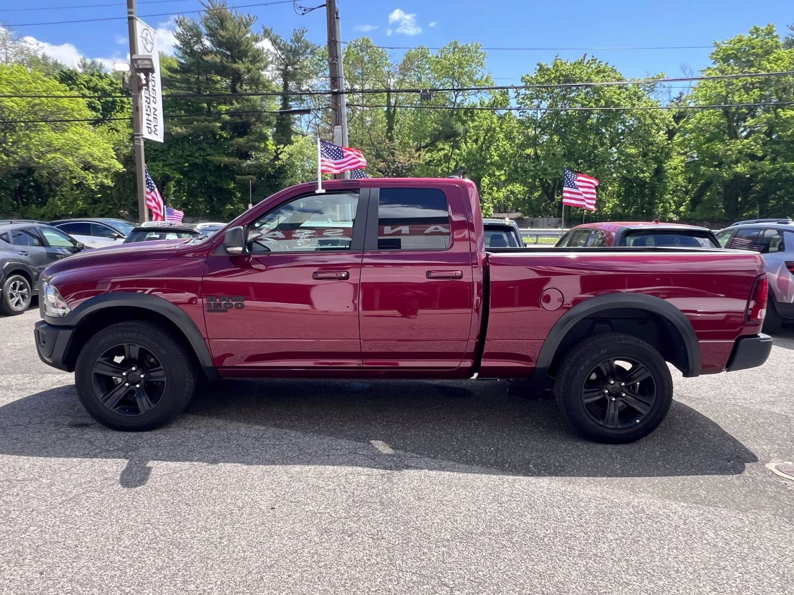2022 Red Ram 1500 Classic Warlock 4x4 Quad Cab 6'4 Box 4X4 Truck