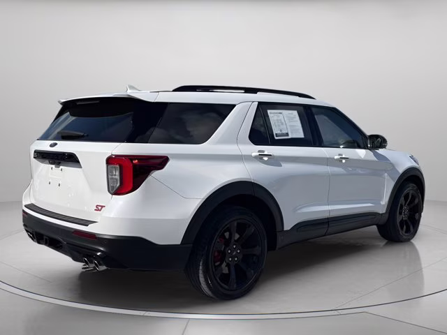 2023 White Metallic Ford Explorer ST 4X4 SUV