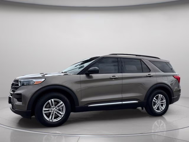 2021 Stone Gray Metallic Ford Explorer XLT RWD SUV